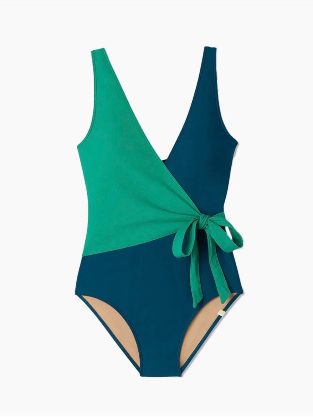Summersalt The Perfect Wrap One-Piece Swimsuit Floral Print Size 18 NWOT - Picture 3 of 6